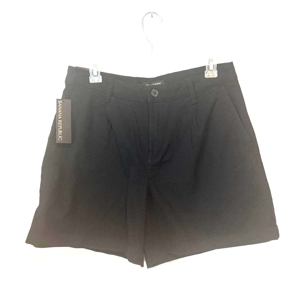 NWT Banana Republic Size 8 Black Women's‎ Tailored Summer Shorts